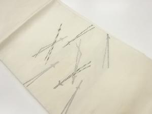 松葉模様織出し名古屋帯